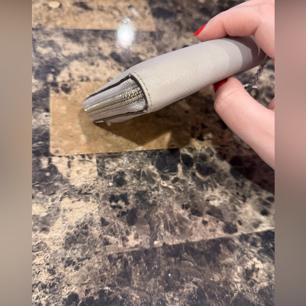 Kate Spade Staci Small Colorblock Zip Around Wallet – Parchment/Grey - Picture 8 of 16